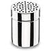 62904 - Porta spezie con foro per formaggio, acciaio inox, argento, 7,5x7,5x9,8 cm - Foto miniatura 1