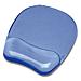 pz. 1 Mouse pad con poggiapolsi in gel trasp azzurro 9114120 - Foto miniatura 1