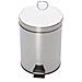 Pattumiera Acciaio Cromato Con Pedale 5 Lt Cestello Removibile Rifiuti P1580005 - Foto miniatura 10