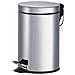 Pattumiera Acciaio Cromato Con Pedale 5 Lt Cestello Removibile Rifiuti P1580005 - Foto miniatura 11