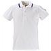 Polo Ragazzo Piquet Profilata 8a Bianco - Foto miniatura 1