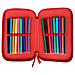 Astuccio Spiderman Marvel 3 Zip 20x13x6.5cm Uomo Ragno Accessoriato Scuola Bambini - Foto miniatura 3
