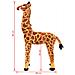 Giraffa in Peluche in Piedi Marrone e Gialla XXL - Foto miniatura 3