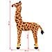 Giraffa in Peluche in Piedi Marrone e Gialla XXL - Foto miniatura 5