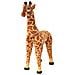Giraffa in Peluche in Piedi Marrone e Gialla XXL - Foto miniatura 1