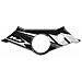 Adesivi Resinati Protezione Forcella Sterzo Per Moto Yamaha R6 2003-2004 - Foto miniatura 1