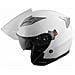 Casco Jet Moto Scooter Omologato Ece 22-05 Visiera Parasole Antigraffio Bianco Xl - Foto miniatura 5