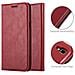 Custodia Compatibile Con Lg X Power In Rosso Mela - Coperchio Protettiva Con Chiusura Magnetica, Funzione Stand E Tasca Per Le Carte - Foto miniatura 4