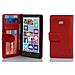 Custodia Compatibile Con Nokia Lumia 929 / 930 In Rosso Cremisi - Coperchio Protettivo Con Chiusura Magnetica E 3 Slot Per Carte - Foto miniatura 4