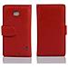 Custodia Compatibile Con Nokia Lumia 929 / 930 In Rosso Cremisi - Coperchio Protettivo Con Chiusura Magnetica E 3 Slot Per Carte - Foto miniatura 5