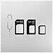 Adattatori Sim Card Kit Per Tutti I Smartphone E Tablet, 4 In 1 + Estrattore, Nano Sim-nano Sim Adapter-nano Micro Sim Adapter - Foto miniatura 1