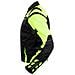 Giacca Moto Tessuto Cordura Manica Staccabile Racing Sport Touring Fluo S - Foto miniatura 3