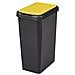Touch&lift - Pattumiera Da 45 Litri, Colore Nero Con Coperchio Giallo - Foto miniatura 1