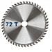 Lama Sega Circolare Hw Per Legno Disco 210 X 30 Mm 72t Per Pl75 - Foto miniatura 9