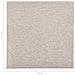 Quadrotte di Moquette 20 pz 5 m² 50x50 cm Beige Chiaro - Foto miniatura 8