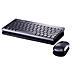 8000, RF Wireless, QWERTY, Mini, Nero, Grigio, 10m, USB - Foto miniatura 1