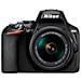 Fotocamera D3500 + AF-S 18-105 mm 1:3.5-5.6G ED VR Kit fotocamere SLR 24.2MP CMOS 6000 x 4000Pixel Nero - Foto miniatura 1