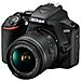 Fotocamera D3500 + AF-S 18-105 mm 1:3.5-5.6G ED VR Kit fotocamere SLR 24.2MP CMOS 6000 x 4000Pixel Nero - Foto miniatura 3