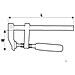 Pinza Per Colla 50x250mm Din 5117, Gs E Tuv - Foto miniatura 2