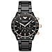 Orologio Uomo Mario Ceramica Nero Rosa - Foto miniatura 1