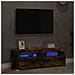 Mobili Porta TV con Luci LED 2 pz Rovere Fumo 60x35x40 cm - Foto miniatura 8