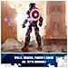 76258 Marvel Personaggio di Captain America - Foto miniatura 6