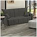 Divano Letto Allyson, Divano A 3 Posti, 100% Made In Italy, Sofà Soggiorno Con Apertura A Carrello, In Tessuto Imbottito, Con Braccioli Standard, Cm 190x90h85, Grigio - Foto miniatura 1