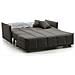 Divano Letto Allyson, Divano A 3 Posti, 100% Made In Italy, Sofà Soggiorno Con Apertura A Carrello, In Tessuto Imbottito, Con Braccioli Standard, Cm 190x90h85, Grigio - Foto miniatura 4
