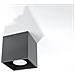 Sollux Lighting Lampada Da Soffitto Quad 1 Antracite Sl.0567 - Moderno Lampade Da Soffitto Antracite 10x10x10 Cm - Foto miniatura 2