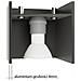 Sollux Lighting Lampada Da Soffitto Quad 1 Antracite Sl.0567 - Moderno Lampade Da Soffitto Antracite 10x10x10 Cm - Foto miniatura 4