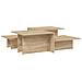 Tavolini Da Salotto 2 Pz Rovere Sonoma In Legno Multistrato - Foto miniatura 2