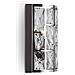 Applique Da Parete Moderno Gelid Metallo Cromo Cristallo 1 Luce E27 60w - Foto miniatura 3