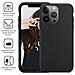 Cover Per Iphone 13 Pro Premium Silicone Microfibra, Nero - Foto miniatura 2