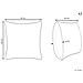 Set Di 2 Cuscini Hazel Cotone 45 X 45 Cm Bianco Trama Geometrica - Foto miniatura 2