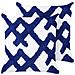 Set Di 2 Cuscini Hazel Cotone 45 X 45 Cm Bianco Trama Geometrica - Foto miniatura 5