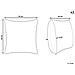 Set Di 2 Cuscini Hazel Cotone 45 X 45 Cm Bianco Trama Geometrica - Foto miniatura 14