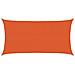 Vela Parasole 160 G /m Rettangolare Arancione 3x6 M In Hdpe - Foto miniatura 1
