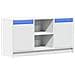 Mobile Porta Tv Con Led Bianco 100x34x50 Cm In Truciolato - Foto miniatura 3