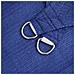 Vela Parasole 160 G /m Rettangolare Blu 2,5x5 M In Hdpe - Foto miniatura 2