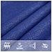 Vela Parasole 160 G /m Rettangolare Blu 2,5x5 M In Hdpe - Foto miniatura 7