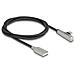 Cavo USB 2.0 Tipo-A maschio a USB Type-C maschio angolato con LED e ricarica rapida da 60 W 1 m - Foto miniatura 1