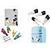 Porta Banconote Wedo Glossy Set Da 4 Magneti Con Pratica Clip In Plastica Con - 1 Pezzo (64 22099) - Foto miniatura 1