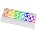 Omnis Pudding Onyx tastiera Gaming USB QWERTY Inglese Bianco - Foto miniatura 2