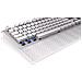 Omnis Pudding Onyx tastiera Gaming USB QWERTY Inglese Bianco - Foto miniatura 3