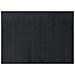 Tappeto Rettangolare Nero 70x100 Cm In Bambù - Foto miniatura 1