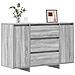 Mobile Grigio Sonoma 120x41x75 cm Legno ingegnerizzato - Foto miniatura 3