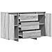 Mobile Grigio Sonoma 120x41x75 cm Legno ingegnerizzato - Foto miniatura 5