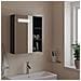 Armadietto Bagno con Specchio e LED Grigio Chiaro 45x13x52 cm - Foto miniatura 2