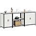 Set di Stoccaggio per Cucina 3 pcs Bianco 240 x 50 x 92 cm - Foto miniatura 3