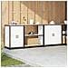 Set di Stoccaggio per Cucina 3 pcs Bianco 240 x 50 x 92 cm - Foto miniatura 4